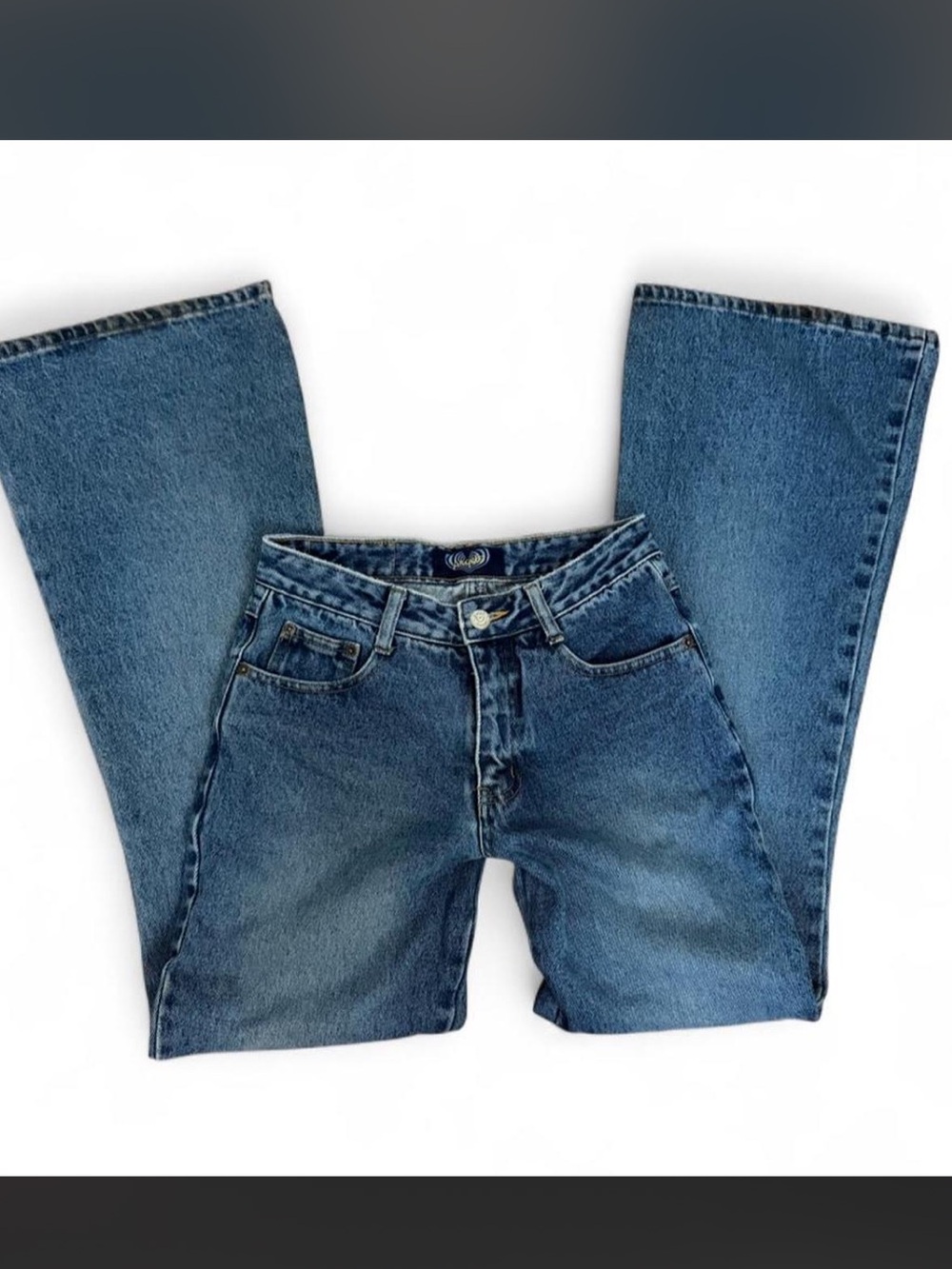 Angels Y2K Low Rise Flare Jeans